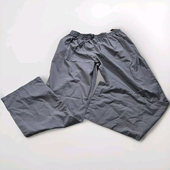 Van Laack Lounge Pants Men XL Gray Unisex Pockets Drawstrings No Stretch Leisure - Picture 3 of 13